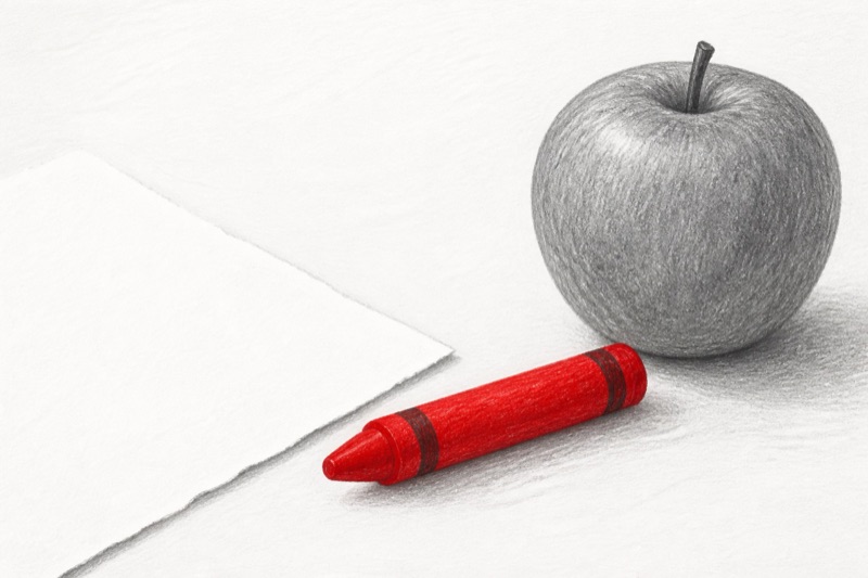 Cover of The Red Crayon