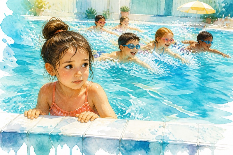 Cover of Pam Learns to Swim