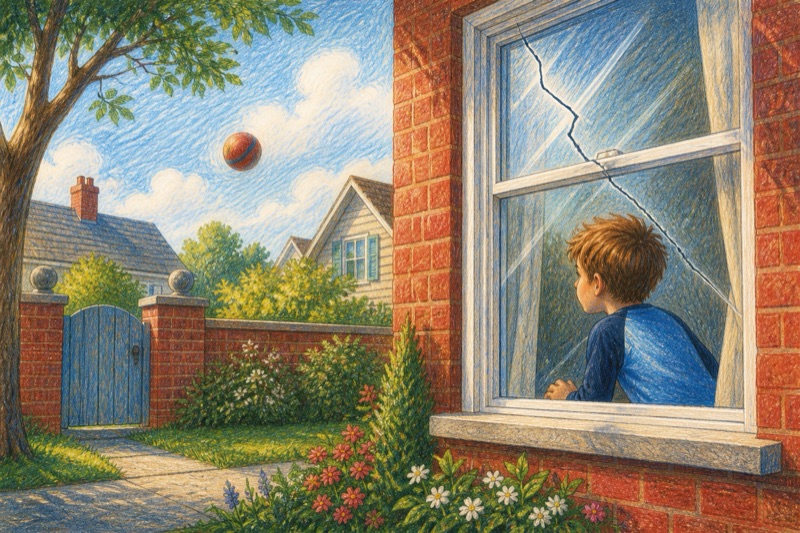 Cover of The Cracked Window